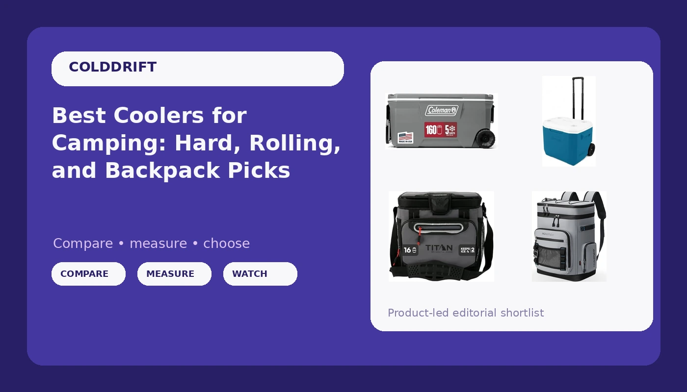 Best Coolers for Camping: Hard, Rolling, and Backpack Picks