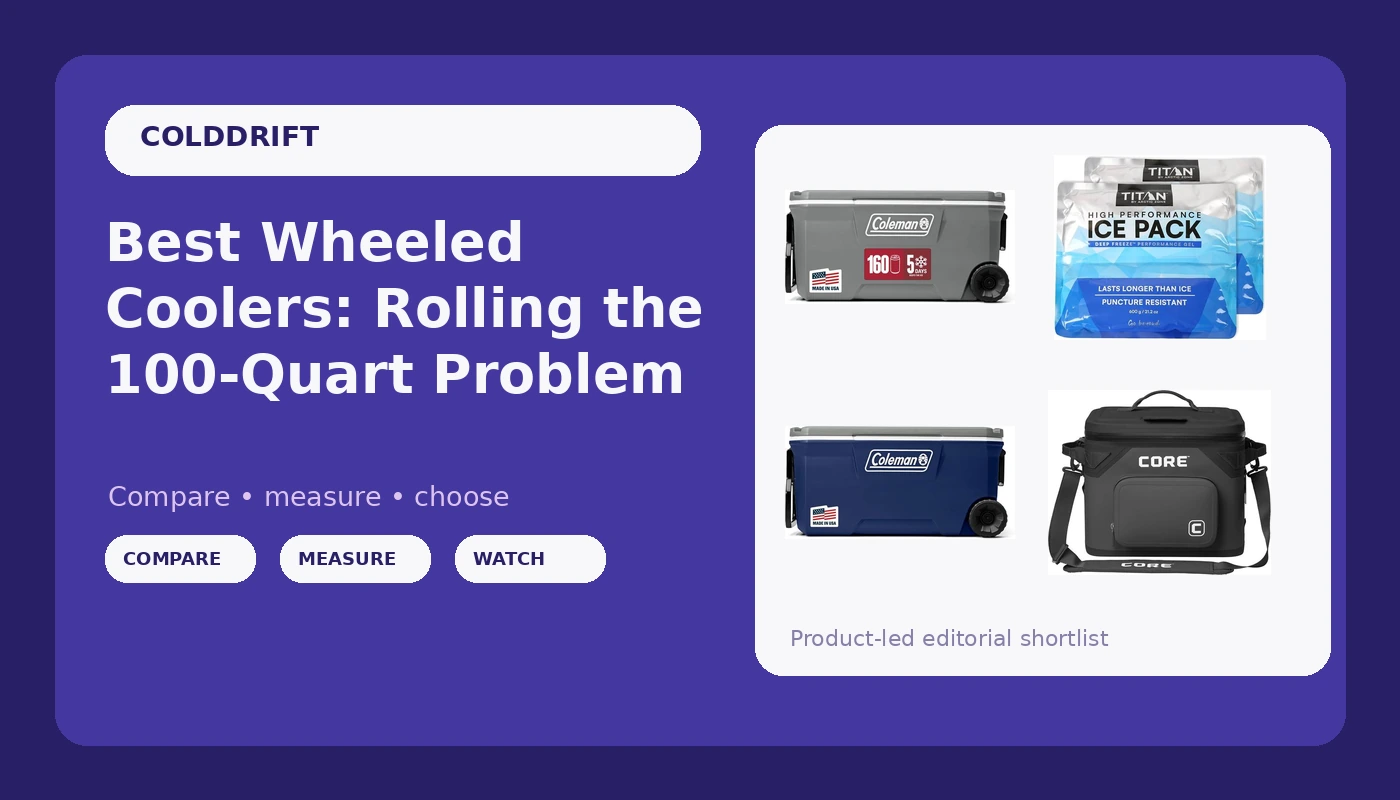 Best Wheeled Coolers: Rolling the 100-Quart Problem - ColdDrift review with measurements and honest opinion
