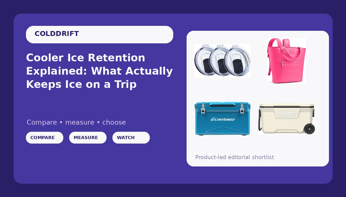 Cooler Ice Retention Explained: What Actually Keeps Ice on a Trip