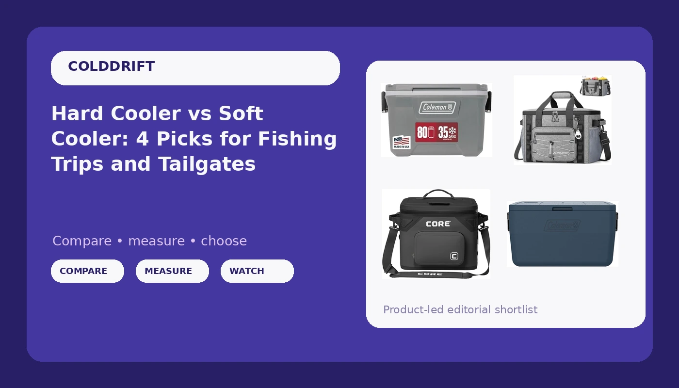Hard Cooler vs Soft Cooler: 4 Picks for Fishing Trips and Tailgates