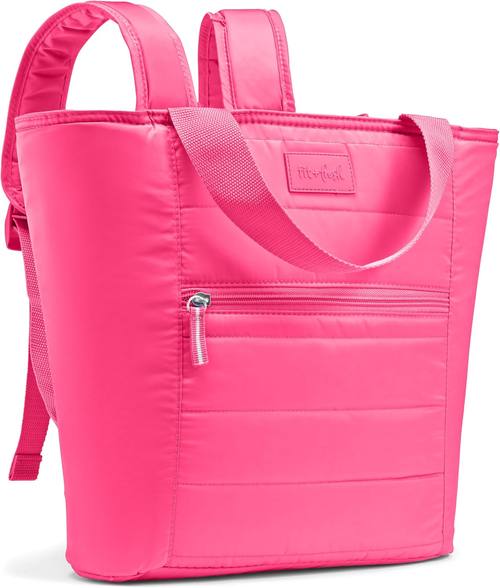Fit & Fresh Mari Insulated Soft Backpack Cooler Tote, 12-Can Capacity