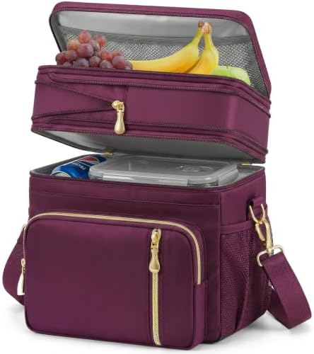 MIYCOO Cooler Bag with Expandable Double Deck
