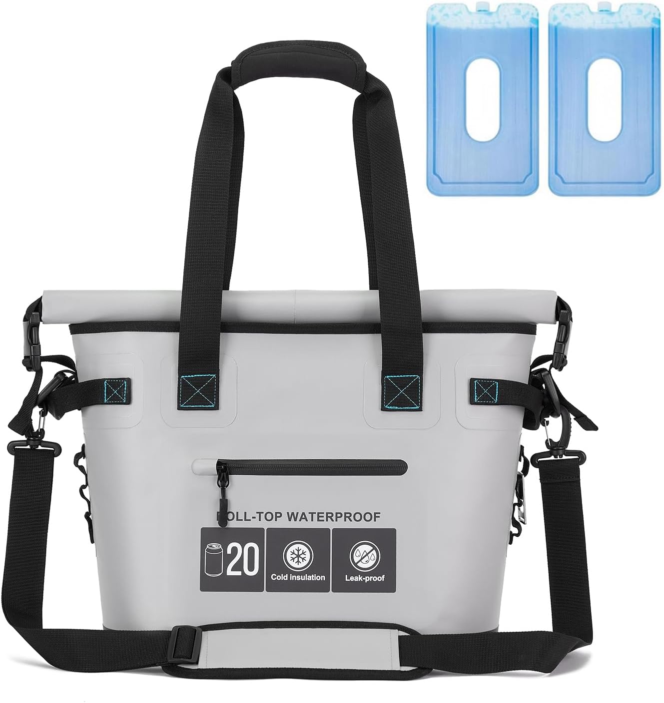 Vogano Waterproof and Leak-Proof Soft Cooler Bag,12H Cold Retention